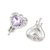 Alloy Rhinestone Pendants ALRI-L052-03P-2