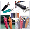 4Pcs 4 Colors PU Leather Hairdressing Scissor Pouch AJEW-FG0002-33-4