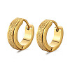Fashionable 201 Stainless Steel Hoop Earrings FS-WGC0DED-03-2