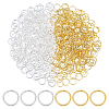 600Pcs 2 Colors 304 Stainless Steel Jump Rings STAS-PH0007-65B-1