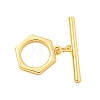 Brass Toggle Clasps KK-A223-06G-7