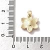 Flower Alloy Enamel Pendants ENAM-A007-06KCG-05-3