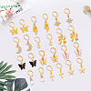 12 Pairs 12 Styles Alloy & Rhinestone & Acrylic & Resin Pearl Leverback Earrings EJEW-BM0001-05-7