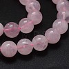 Natural Madagascar Rose Quartz Beads Strands G-K285-33-10mm-02-3