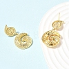 Brass Dangle Earrings EJEW-D352-06G-05-3