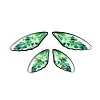 4Pcs 4 Styles Transparent Epoxy Resin Pendants RESI-B032-02B-1