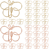 50Pcs 2 Colors Mini Iron Place Card Holders AJEW-CP0007-80-1