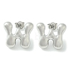 Rack Plating Brass Earrings EJEW-S222-01P-W-1