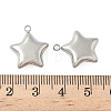 304 Stainless Steel Pendants STAS-S186-01A-P-3