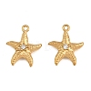 304 Stainless Steel with Crystal Rhinestone Pendants RB-CBABFDA-11C-G-1