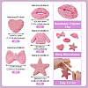5Pcs 5 Styles Handmade Polymer Clay Pendants RB-BT0001-05A-4