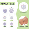 200Pcs 4 Colors Electroplate Glass Beads EGLA-TA0013-64-4