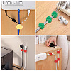 16Pcs 4 Colors PP Plastic Cable Organizers Clips Holder AJEW-TA0003-67-6