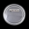 Blank Flat Round Acrylic Button Pin Badge with Iron Pins FIND-L029-01P-02-1
