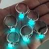 Synthetic Luminous Stone Oval Finger Ring LUMI-PW0001-116B-2