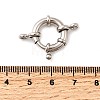 Brass Spring Ring Clasps KK-D407-01P-E-3