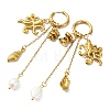 304 Stainless Steel Dangle Earrings EJEW-JE07104-01-3