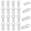 20Pcs 4 Styles 925 Sterling Silver Cord Ends STER-BBC0009-60-1