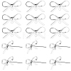 20Pcs Brass Stud Earring Findings KK-SC0008-01S-7