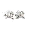 Brass Micro Pave Cubic Zirconia Charms KK-B166-07P-1
