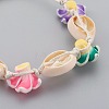 Cowrie Shell Anklets/Bracelets X-AJEW-AN00243-3