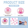 10Pcs Resin Beads PACR-TA0001-33C-5