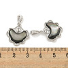 Natural Black Lip Shell Pendants KK-S386-17P-02-3