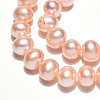 Natural Cultured Freshwater Pearl Beads Strands PEAR-N016-06C-01-4