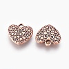 Alloy Heart Pendants PALLOY-E415-06R-NF-2