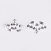 Alloy Open Back Bezel Pendants PALLOY-L203-06S-2