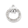 Alloy Rhinestone Pendants FIND-U026-20P-1