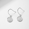 925 Sterling Silver Pave Moissanite Dangle Earrings for Women ZF9652-3