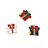 Christmas Alloy Enamel Pendants FIND-H055-17F-G-1