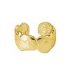 Women's Simple Brass Cuff Earrings EJEW-BB62718-B-1