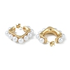 Pearl 304 Stainless Steel Stud Earrings for Women EJEW-U004-11G-2