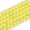 Electroplate Transparent Glass Beads Strands LS-GLAA-T032-T4mm-AB12-1