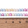 Anti-Tarnish Electroplate Glass Beads Strands EGLA-N027-02A-07-4