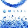 6 Styles Gradient Color Transparent Painted Glass Beads Strands DGLA-YW0001-28A-1