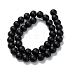 Natural Black Onyx Beads Strands X-G-Z024-01A-2