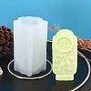 3D Woven Net/Web with Feather Scented Candle Silicone Molds DIY-G099-03-1