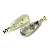 Natural Prehnite Pendants G-Q192-07G-01-2