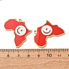 304 Stainless Steel & Enamel Pendants SA-CBA6ECE-01G-G05-2