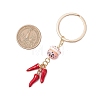 Porcelain & Alloy Enamel Keychain KEYC-JKC01156-07-3