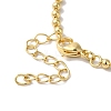 Brass & Plastic Imitation Pearl Ball Chain Bowknot Pendant Necklaces for Women NJEW-C054-03G-4