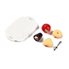 Resin Miniature Breakfast Set Ornaments DIY-H174-01J-3