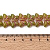 Painted Glass Beads Strands GLAA-Z021-09-3