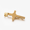 Easter Theme Hot Unisex 201 Stainless Steel Crucifix Cross Pendants X-STAS-F010-24G-3