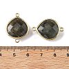 Brass Connector Charms G-H323-01G-10-3