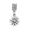 Rack Plating Brass European Dangle Charms KK-R200-01AS-02-1