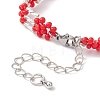 Glass Seed Beaded Bracelets for Women BJEW-MZ00144-02-5